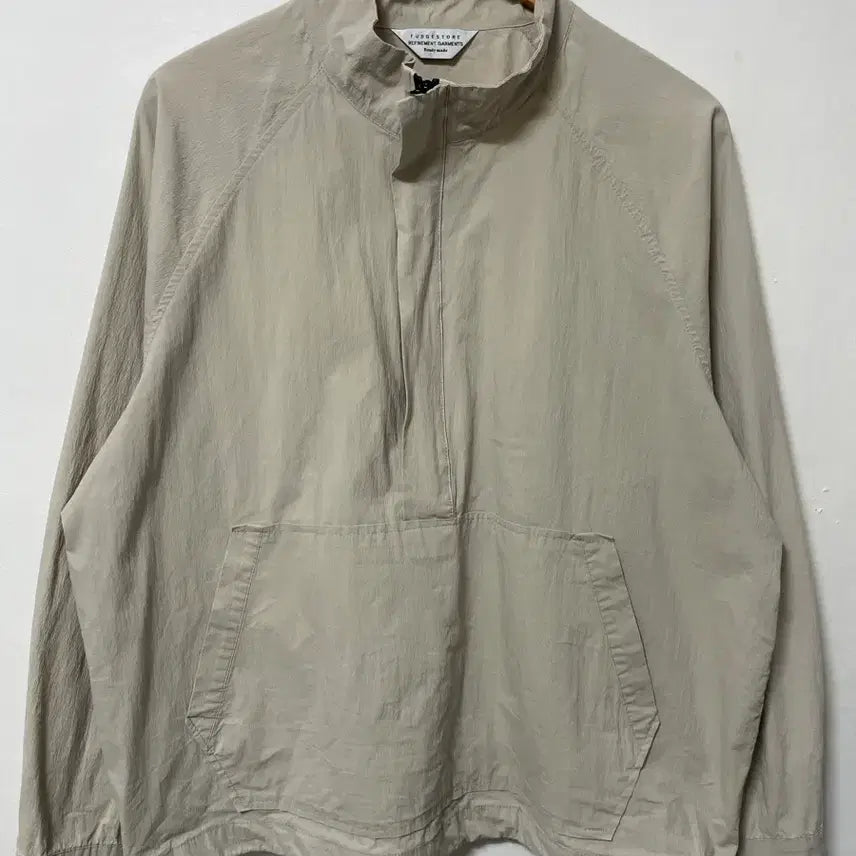[SOLD OUT] 100-105 라퍼지스토어 면 나일론 스판 반집업 루즈핏 아노락 정품