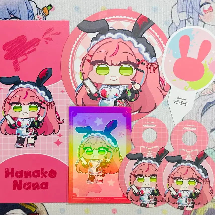 [BUNJANG] Stellive Hanako Nana Goods Set / 스텔라이브 하나코 나나 굿즈 세트