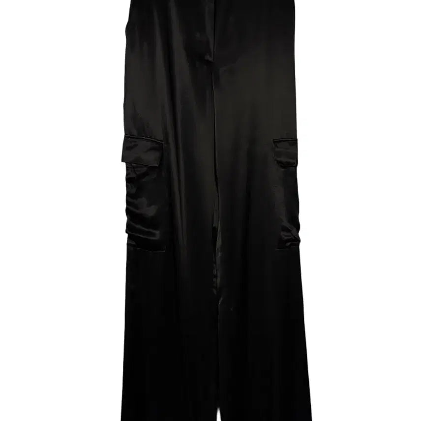 [SOLD OUT] 자라 새틴 포켓 와이드 팬츠