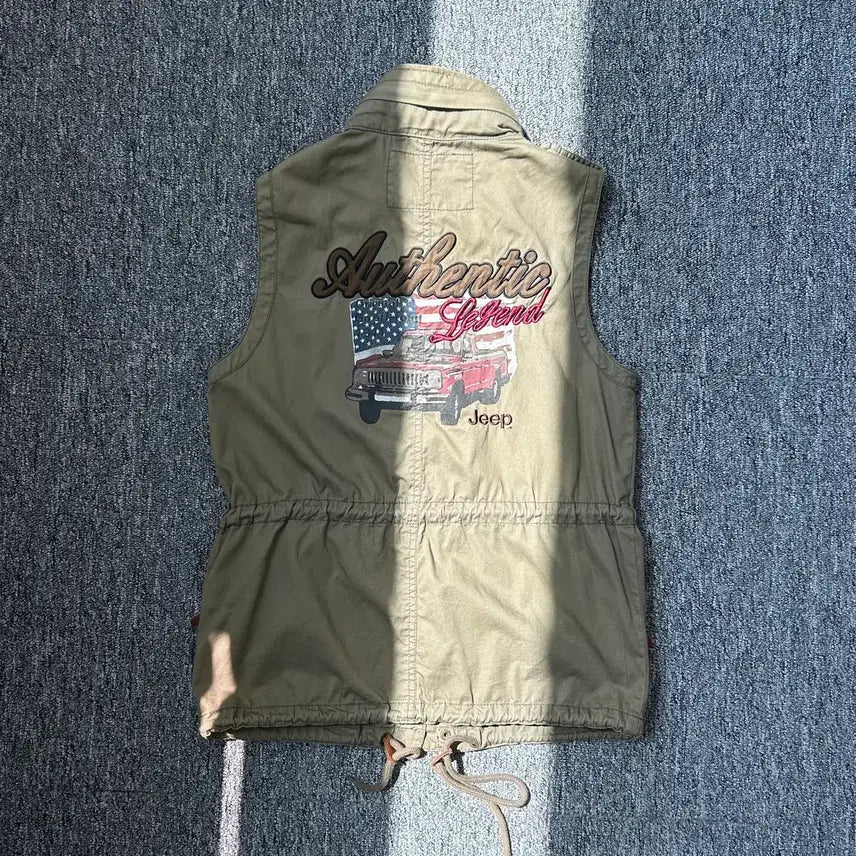 [BUNJANG] Jeep Military Pocket Vest / jeep 밀리터리 포켓 베스트