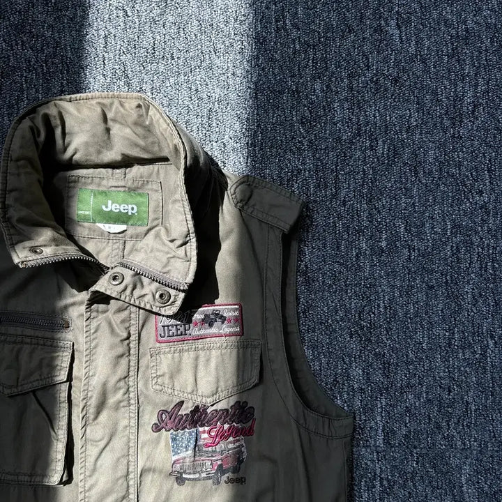 [BUNJANG] Jeep Military Pocket Vest / jeep 밀리터리 포켓 베스트