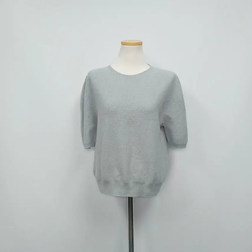 [BUNJANG] Amygrace Cashmere Short Sleeve Knit Top / 에이미그레이스 캐시미어 반팔 니트 55