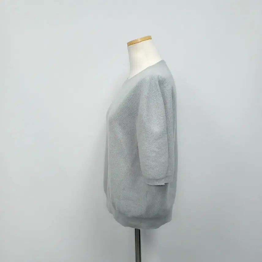 [BUNJANG] Amygrace Cashmere Short Sleeve Knit Top / 에이미그레이스 캐시미어 반팔 니트 55