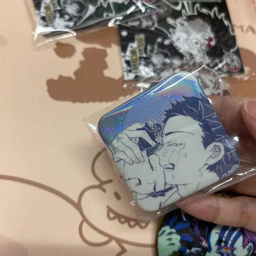[BUNJANG] Demon Slayer Akaza Badge Bundle Set / 미사용 일괄가격  귀멸의칼날 akaza 뱃지 아카자