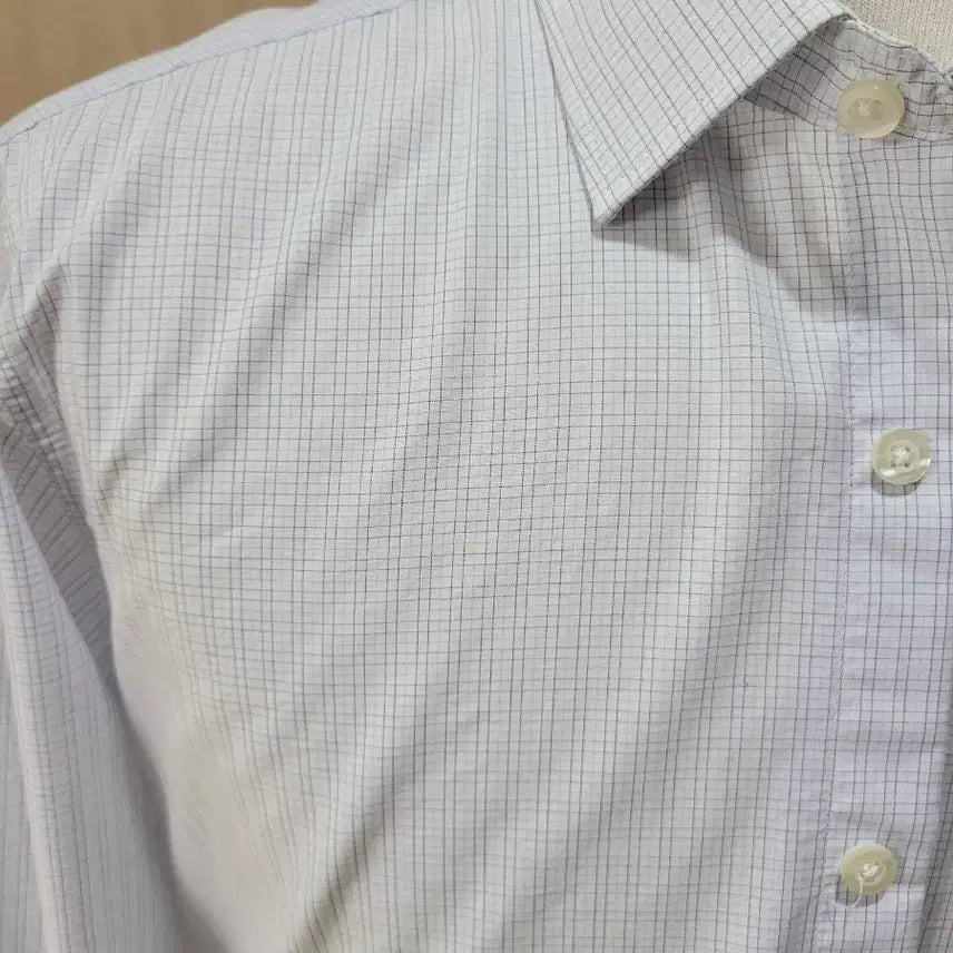 [BUNJANG] SPAO for Men Slim Fit Check Dress Shirt Sky Blue / 스파오포맨 SPAO for men 슬림핏 셔츠 105 스카이블루
