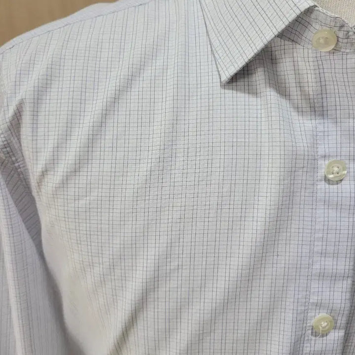 [BUNJANG] SPAO for Men Slim Fit Check Dress Shirt Sky Blue / 스파오포맨 SPAO for men 슬림핏 셔츠 105 스카이블루