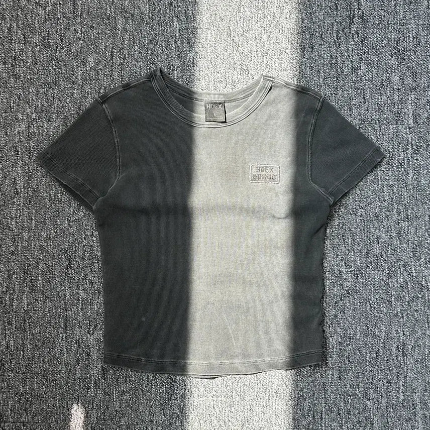 [BUNJANG] HDEX Washed Regular Fit Short Sleeve T-Shirt / HDEX 워시드 레귤러핏 숏 슬리브