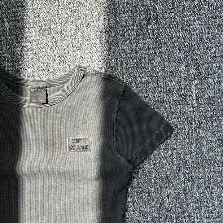 [BUNJANG] HDEX Washed Regular Fit Short Sleeve T-Shirt / HDEX 워시드 레귤러핏 숏 슬리브
