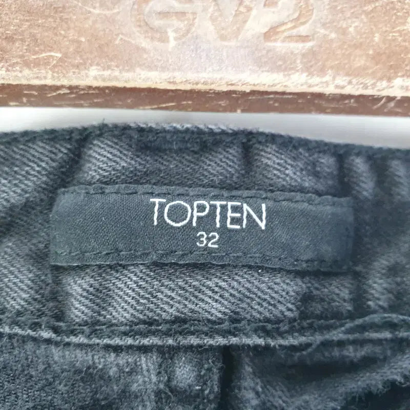 [BUNJANG] Topten Unisex 32-inch Black Denim Jeans / 탑텐 공용32인치 블랙 데님 청바지 M5782