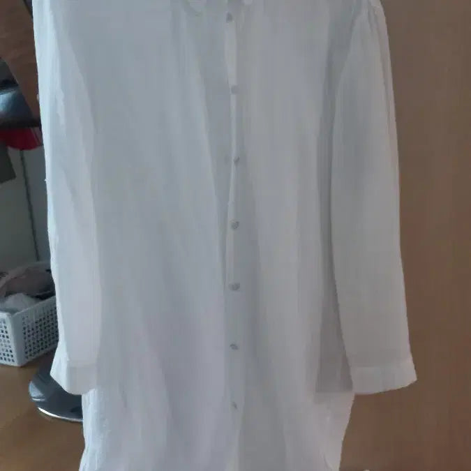 [BUNJANG] SI Authentic Long Shirt / (si 정품) 여름 롱 와이셔츠