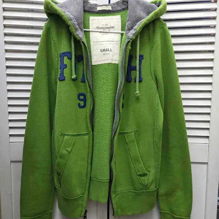 [BUNJANG] Abercrombie Distressed Hooded Zip-Up / 아베크롬비 디스트로이드 후드 집업