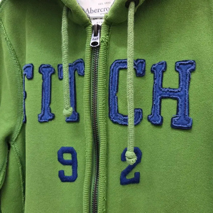 [BUNJANG] Abercrombie Distressed Hooded Zip-Up / 아베크롬비 디스트로이드 후드 집업