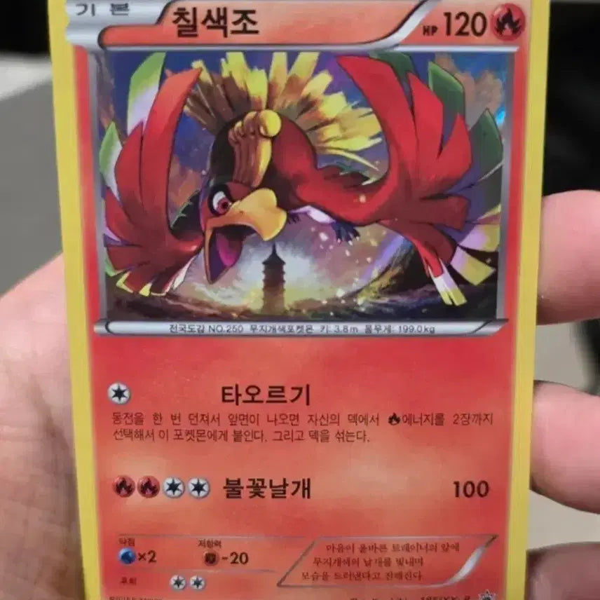 [BUNJANG] Pokemon Card Ho-Oh 185 XY-P Promo / 포켓몬카드 칠색조 185 xy-p 프로모