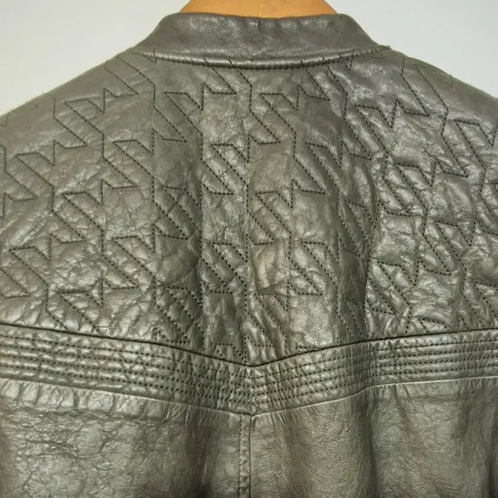 [BUNJANG] MAJE Quilted Point Lambskin Jacket / 마쥬 MAJE 카키 퀼팅 포인트  양가죽 자켓