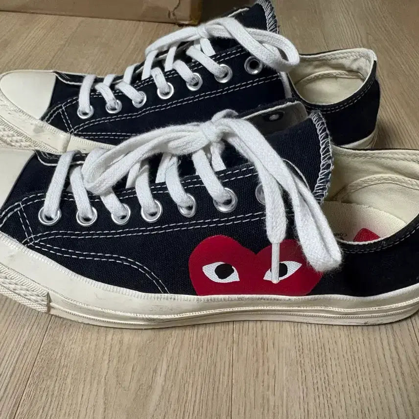 [BUNJANG] Comme des Garçons Play x Converse Chuck 70 Low / 꼼데가르송 척70 로우