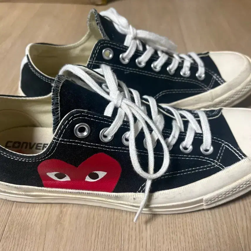 [BUNJANG] Comme des Garçons Play x Converse Chuck 70 Low / 꼼데가르송 척70 로우