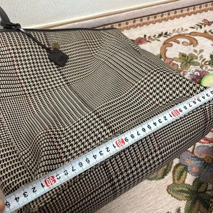 [BUNJANG] LAUREN Ralph Lauren Houndstooth Check Tote Bag / LAUREN 랄프로렌 하운드투스 체크 토트백