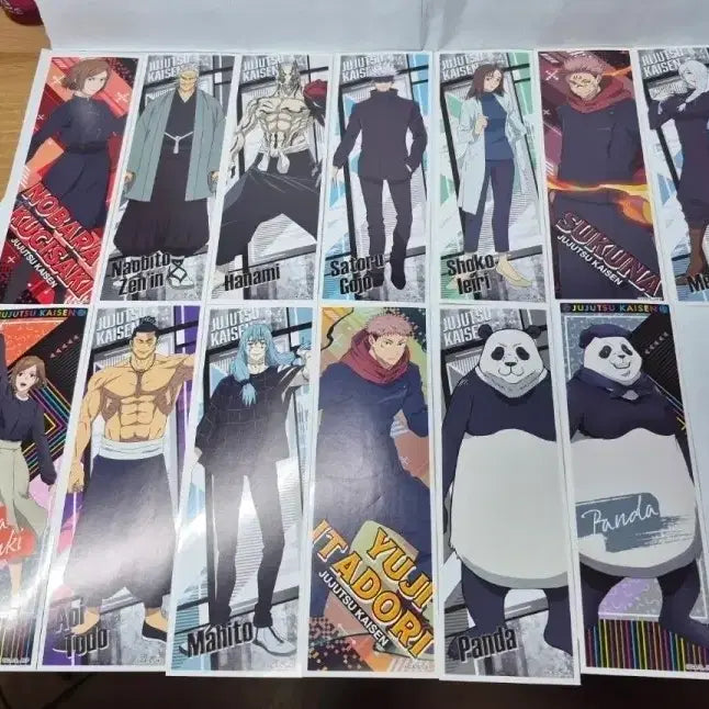 [BUNJANG] Jujutsu Kaisen Long Stickers Bundle Set / 주술회전 롱스티커 43종 무중복 일괄