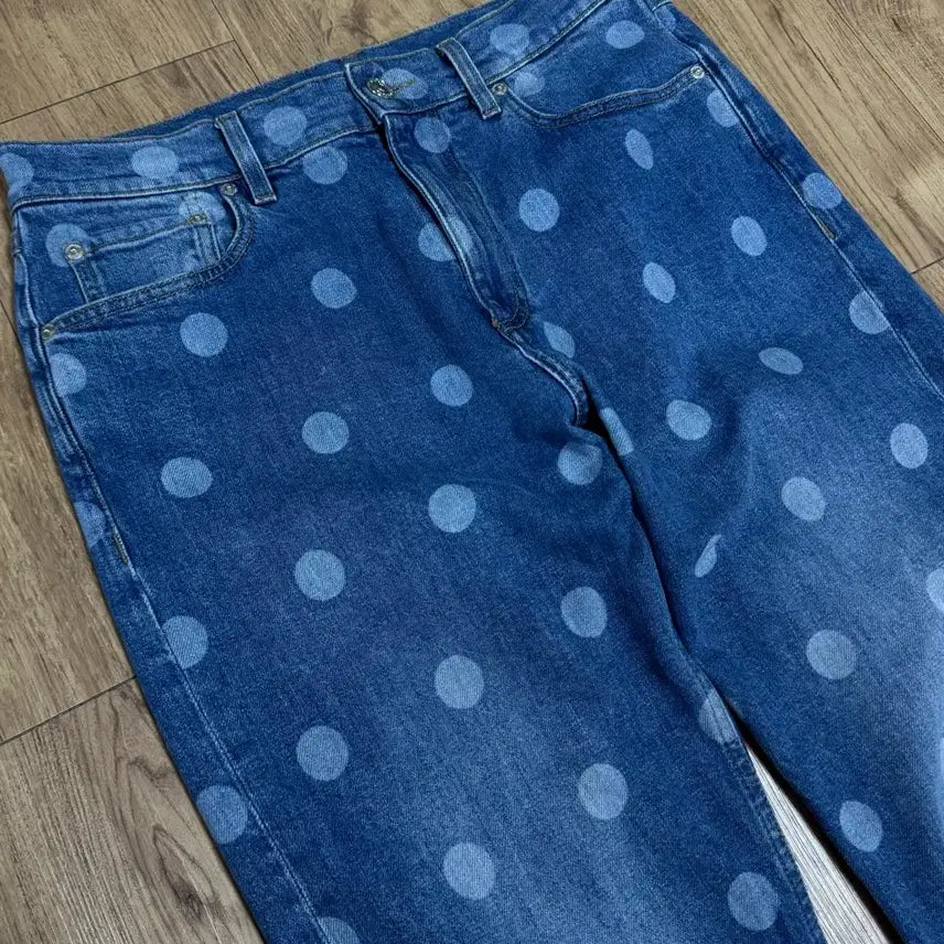[BUNJANG] Burberry Straight Fit Polka Dot Wash Jeans / [30]버버리 스트레이트 핏 폴카 도트 진 데님팬츠