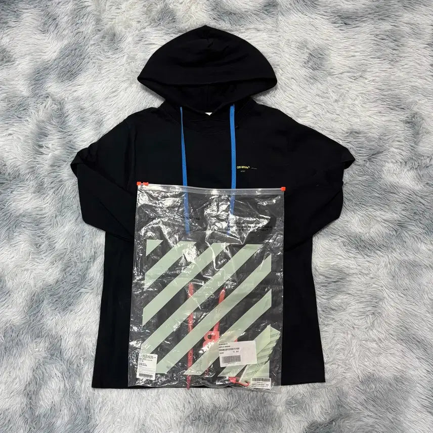 [BUNJANG] Off-White Acrylic Hoodie XXS / [XXS Size] 오프화이트 아크릴 후드티