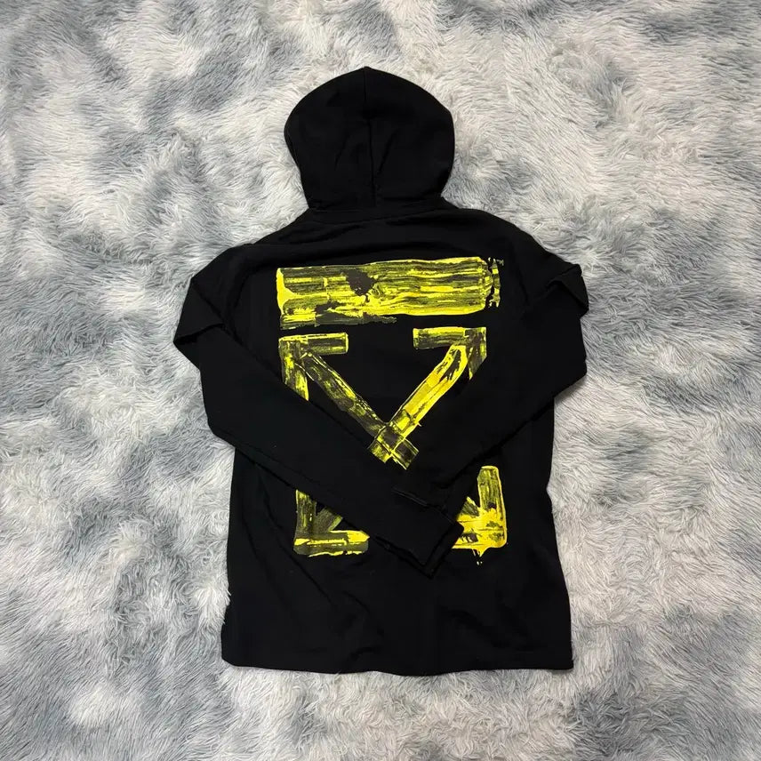 [BUNJANG] Off-White Acrylic Hoodie XXS / [XXS Size] 오프화이트 아크릴 후드티