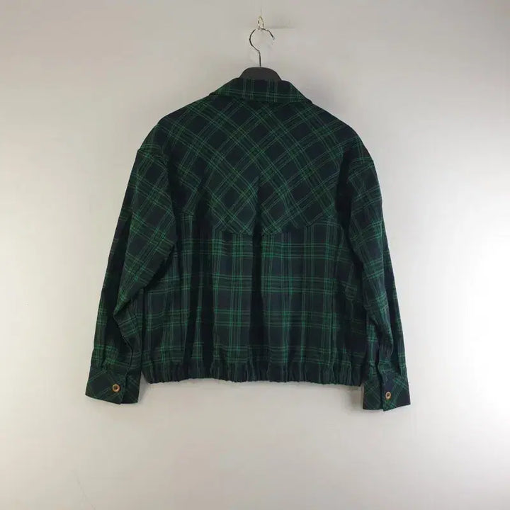 [BUNJANG] Georges Rech Green Check Collar Jacket / 죠르쥬레쉬 여성85 그린 체크 카라 자켓 M5739