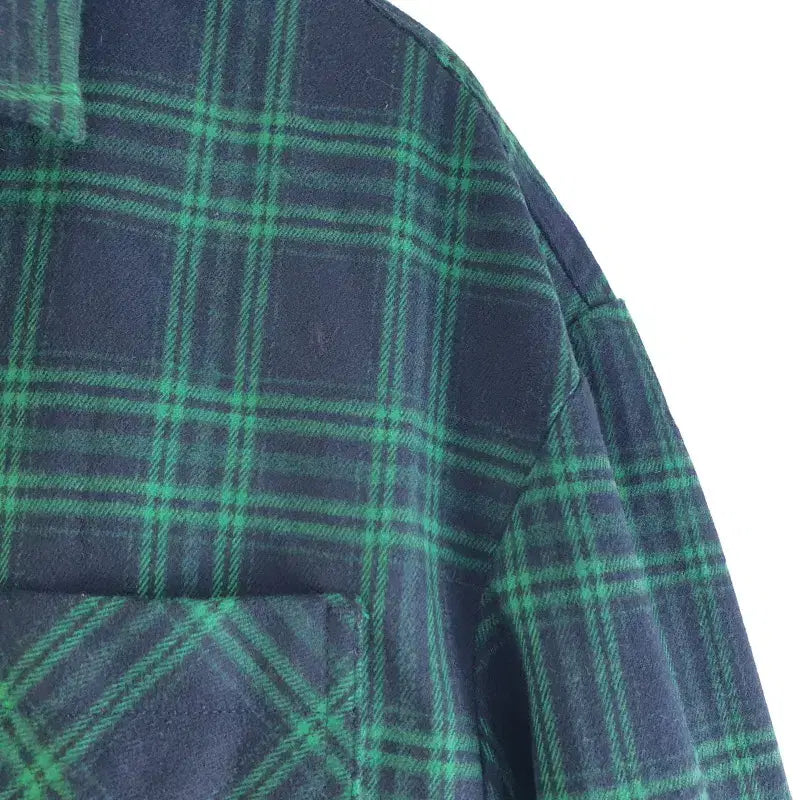 [BUNJANG] Georges Rech Green Check Collar Jacket / 죠르쥬레쉬 여성85 그린 체크 카라 자켓 M5739