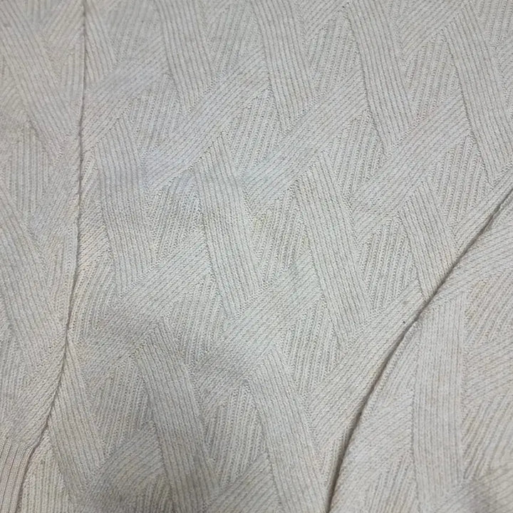 [BUNJANG] Givenchy Ivory Pattern Wool Knit Sweater / 이태리제 지방시 아이보리 패턴 울 니트 스웨터(100-105)