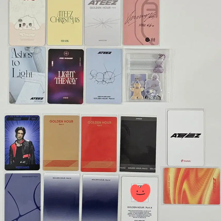 [BUNJANG] ATEEZ Yeosang POB Photocard Bundle Set + Keyring / 에이티즈 여상 미공포 특전 앨포 포카 일괄양도 키링 서비스