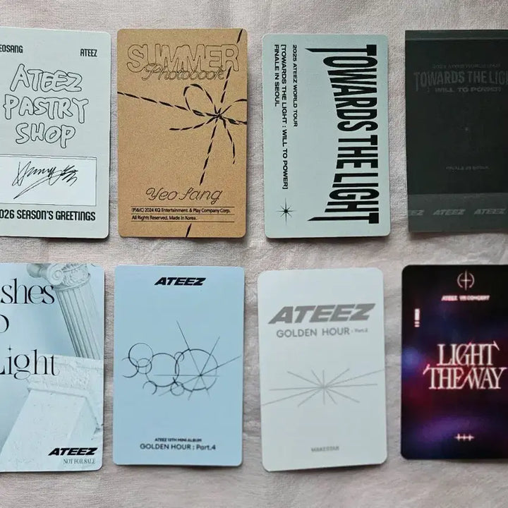 [SOLD OUT] 에이티즈 여상 미공포 특전 모음 일괄 양도