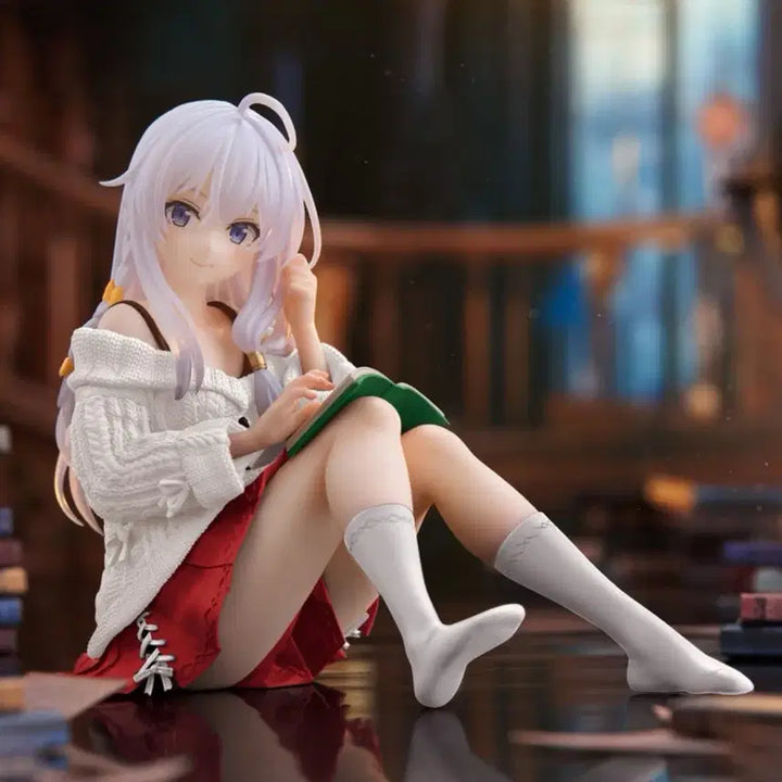[BUNJANG] Desktop Cute Elaina Figure (Renewal Version) / 급전/최저가)데스크탑 큐트 마녀의 여행 이레이나 사복 피규어(리뉴얼 버전