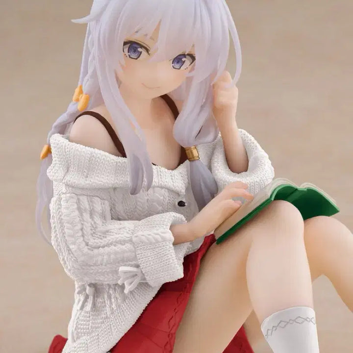 [BUNJANG] Desktop Cute Elaina Figure (Renewal Version) / 급전/최저가)데스크탑 큐트 마녀의 여행 이레이나 사복 피규어(리뉴얼 버전