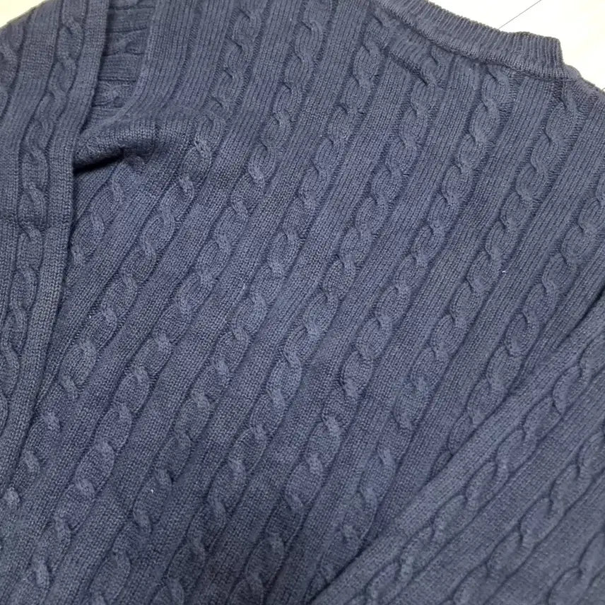 [BUNJANG] Jumpers Vintage Navy Cable Knit Sweater (105) / 90s Jumpers 빈티지 네이비 꽈배기 니트(105)
