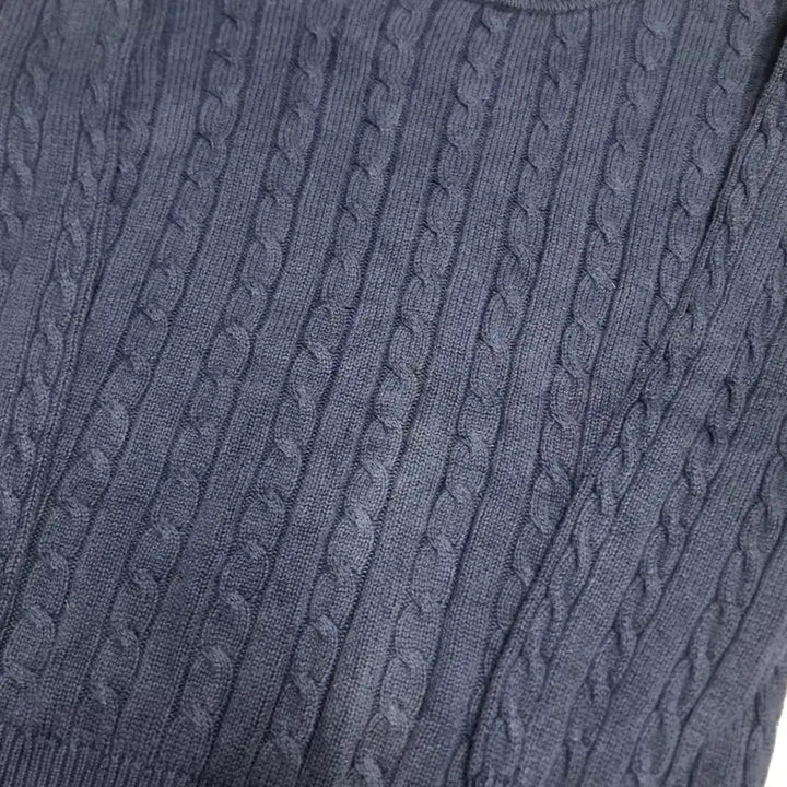 [BUNJANG] Jumpers Vintage Navy Cable Knit Sweater (105) / 90s Jumpers 빈티지 네이비 꽈배기 니트(105)