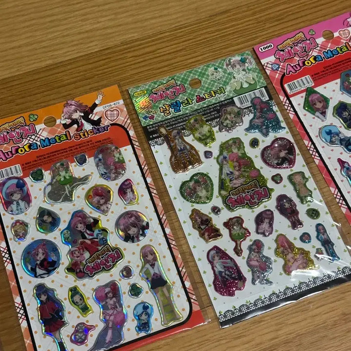 [SOLD OUT] 고전문구 캐캐체 캐릭캐릭체인지 스티커