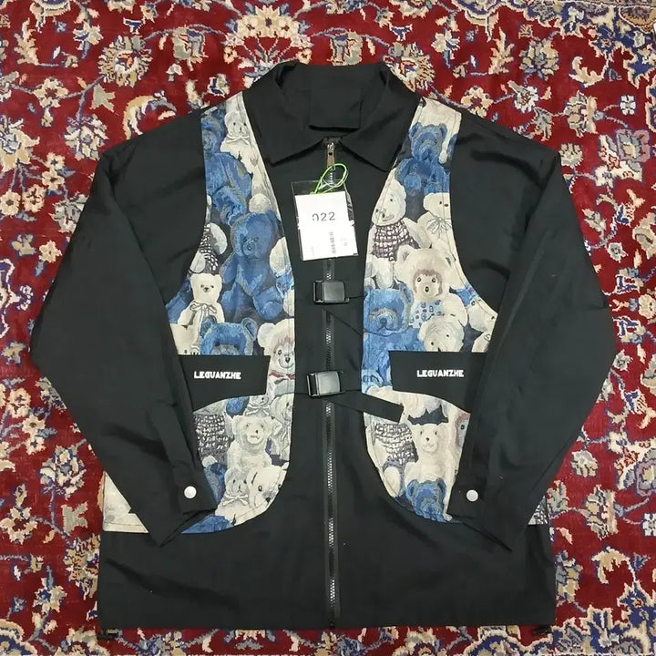 [BUNJANG] Leguanzhe Teddy Bear Vest Shirt / 새 상품(XL / 105) leguanzhe 러블리 곰돌이 베스트 셔츠