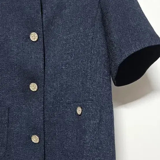 [SOLD OUT] LBL  네이비 트위드 반팔 자켓S
