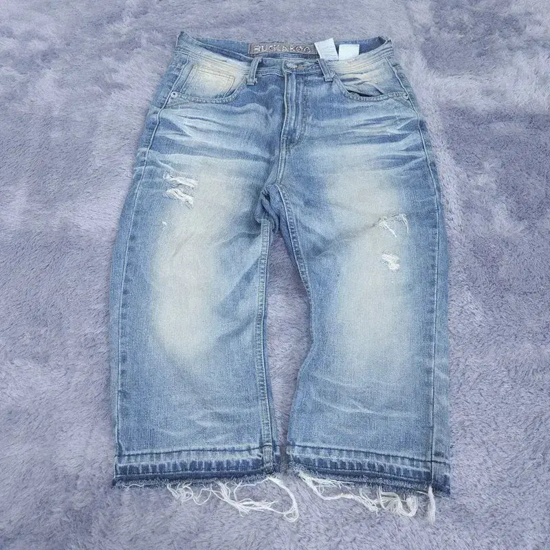 [BUNJANG] Buckaroo Indigo Denim Cargo Shorts Indigo / L/INDIGO(92) 버커루 반바지 | A