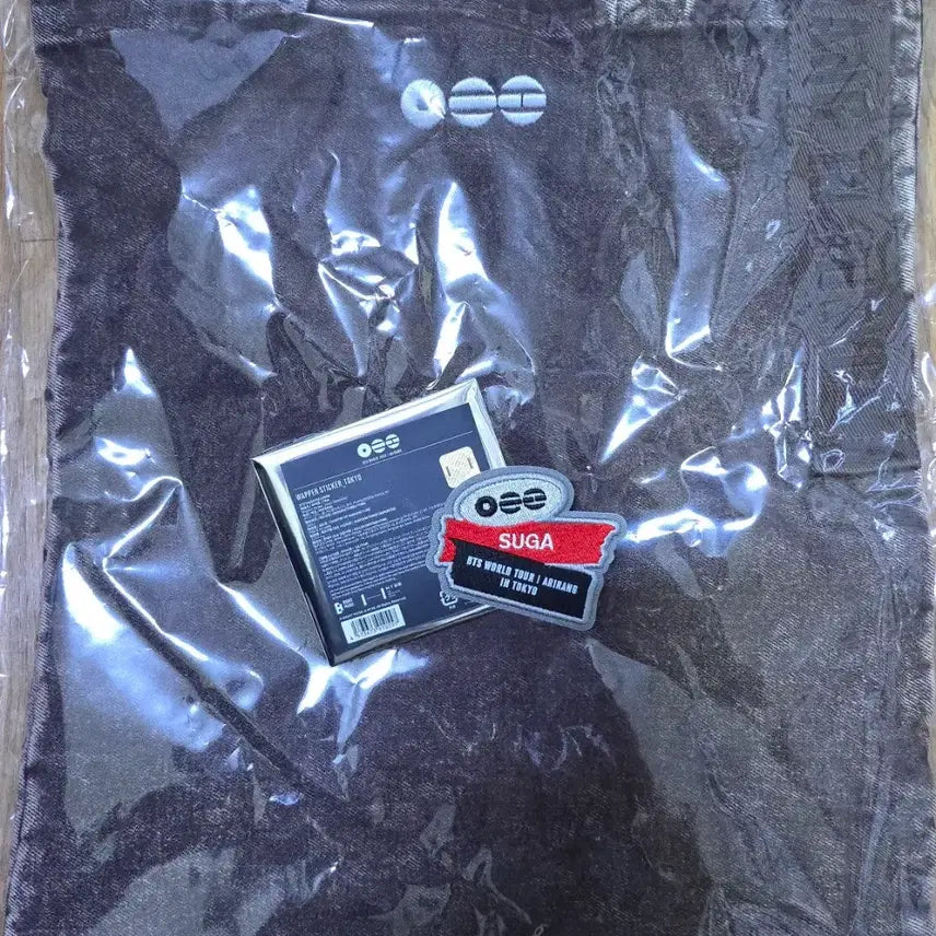 [SOLD OUT] BTS 아리랑 일본 도쿄 투어 토트백 미개봉+SUGA 와펜 개봉