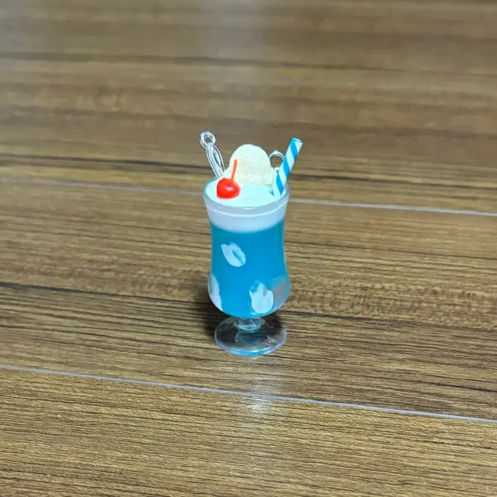 [BUNJANG] Sky Blue Cloud Cream Soda Gacha Miniature / 하늘 구름 크림 소다 가챠 미니어처 스카이 블루