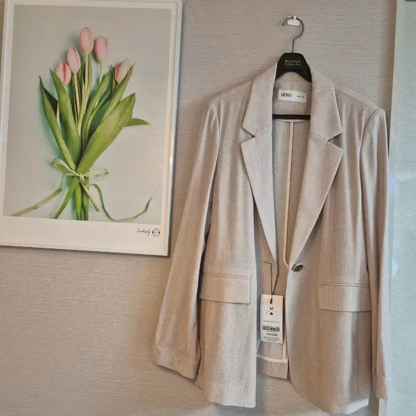 [SOLD OUT] 미쏘 베이지 자켓 m 새상품