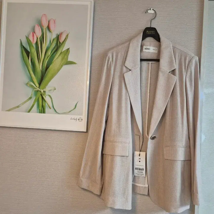 [SOLD OUT] 미쏘 베이지 자켓 m 새상품