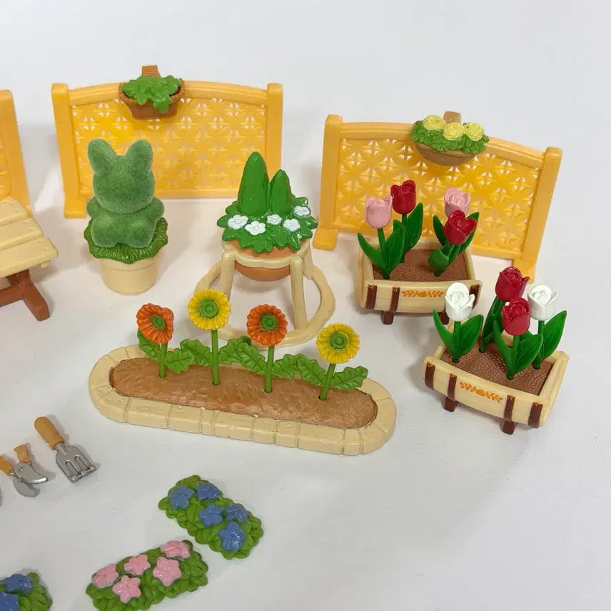 [BUNJANG] Sylvanian Families Old Garden Special Garden Set / 실바니안 올드 가든 스페셜 정원 세트