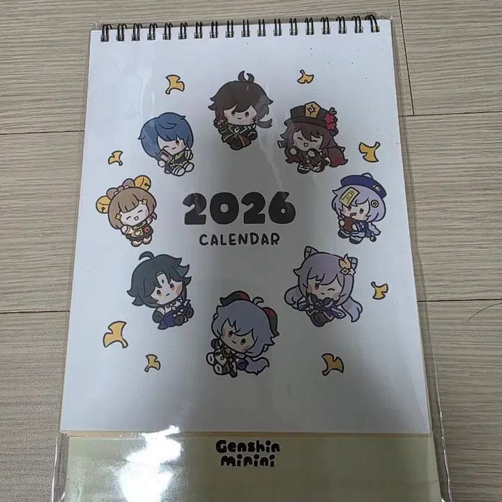 [SOLD OUT] 원신 미니니 2026년 캘린더 팝니다.