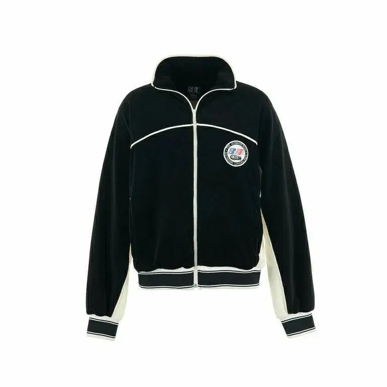 [BUNJANG] Saint Michael &amp; Last Man Velvet Track Jacket XL / 세인트 마이클 &amp; 라스트 맨 벨벳 트랙 자켓