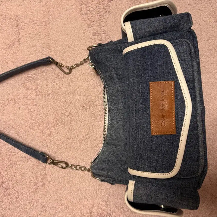 [BUNJANG] Calvin Klein Jeans Denim Mini Tote Bag / 캘빈클라인진 데님 미니 백
