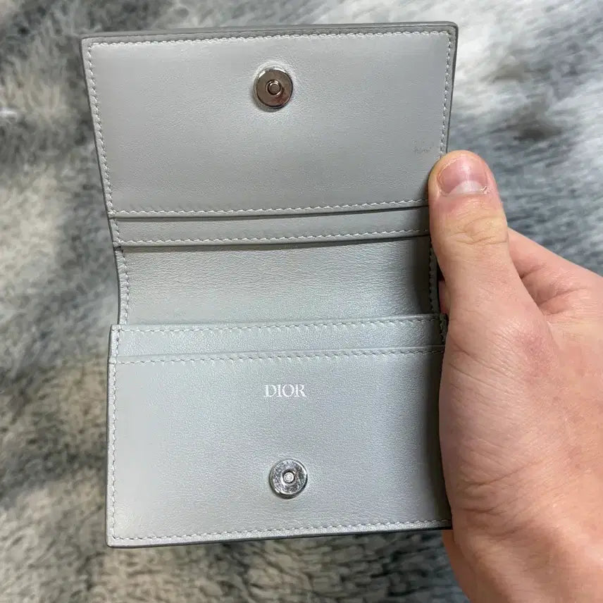 [SOLD OUT] [리엘중고명품] 디올 다이아몬드 비즈니스 카드지갑