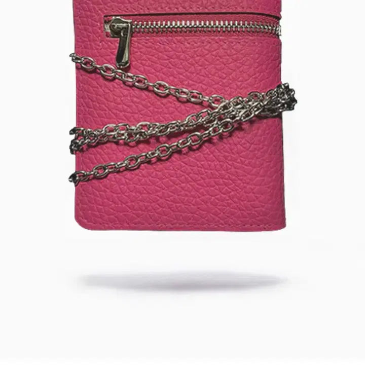 [BUNJANG] New Used Thing Chain Wallet Pink / 뉴유즈드띵 체인 웰렛 핑크