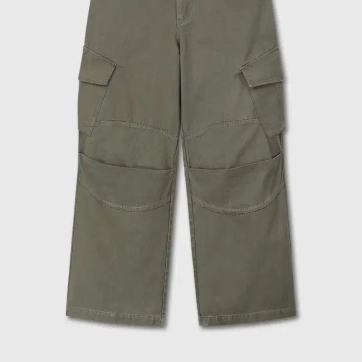 [BUNJANG] Dive In Washed Berne Cargo Pants Khaki / (2) 다이브인 워시드 베른 카고 팬츠 카키