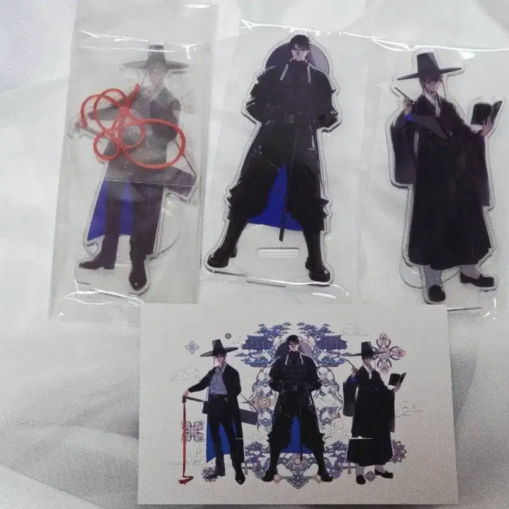 [BUNJANG] Goedam Gitgoon (Ghostly Commute) Acrylic Postcard Set - Hyunmu 1 Team / 괴담출근 괴출 슈님 저승사자 현무1팀 아크릴 엽서 세트